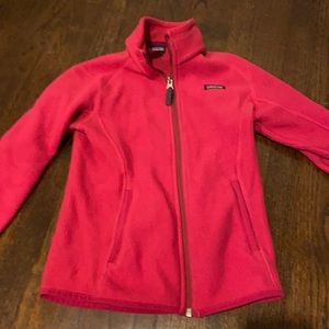 Girls size Medium (10) fleece zip jacket.